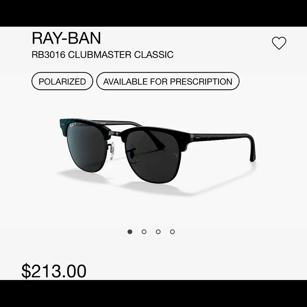 Authentic Ray Ban Sunglasses